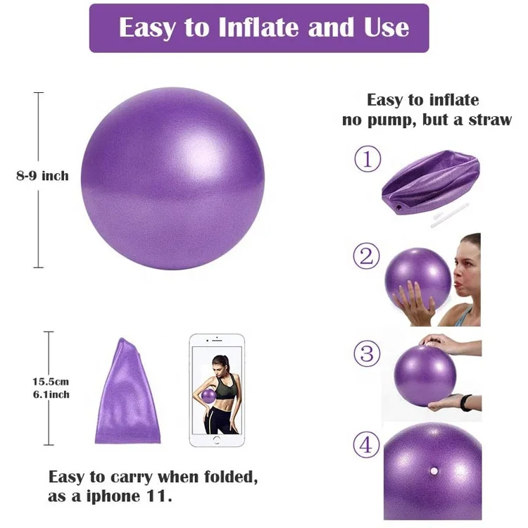 Non-slip 25 см напольное покрытие для тренажерного зала Фитнес Тренажеры баланс пилатеса йоги