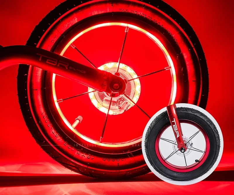 Children’s balance bike wheel usb rechargeable of led two wheel skateboard with led lights