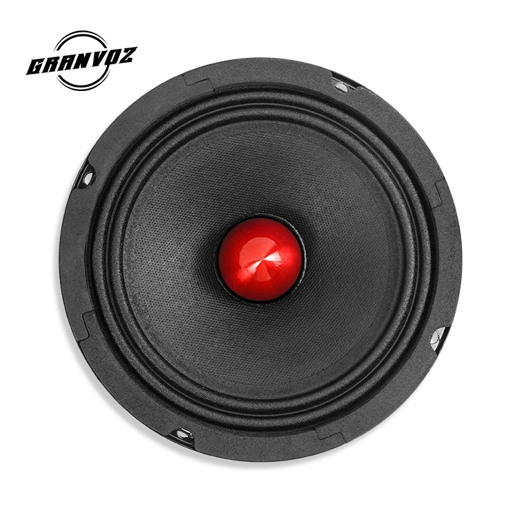 OEM 6.5 Inch Midrange Car Audio Speakers Aluminum Bullet Portable Subwoofer Box 4ohm Retail Package