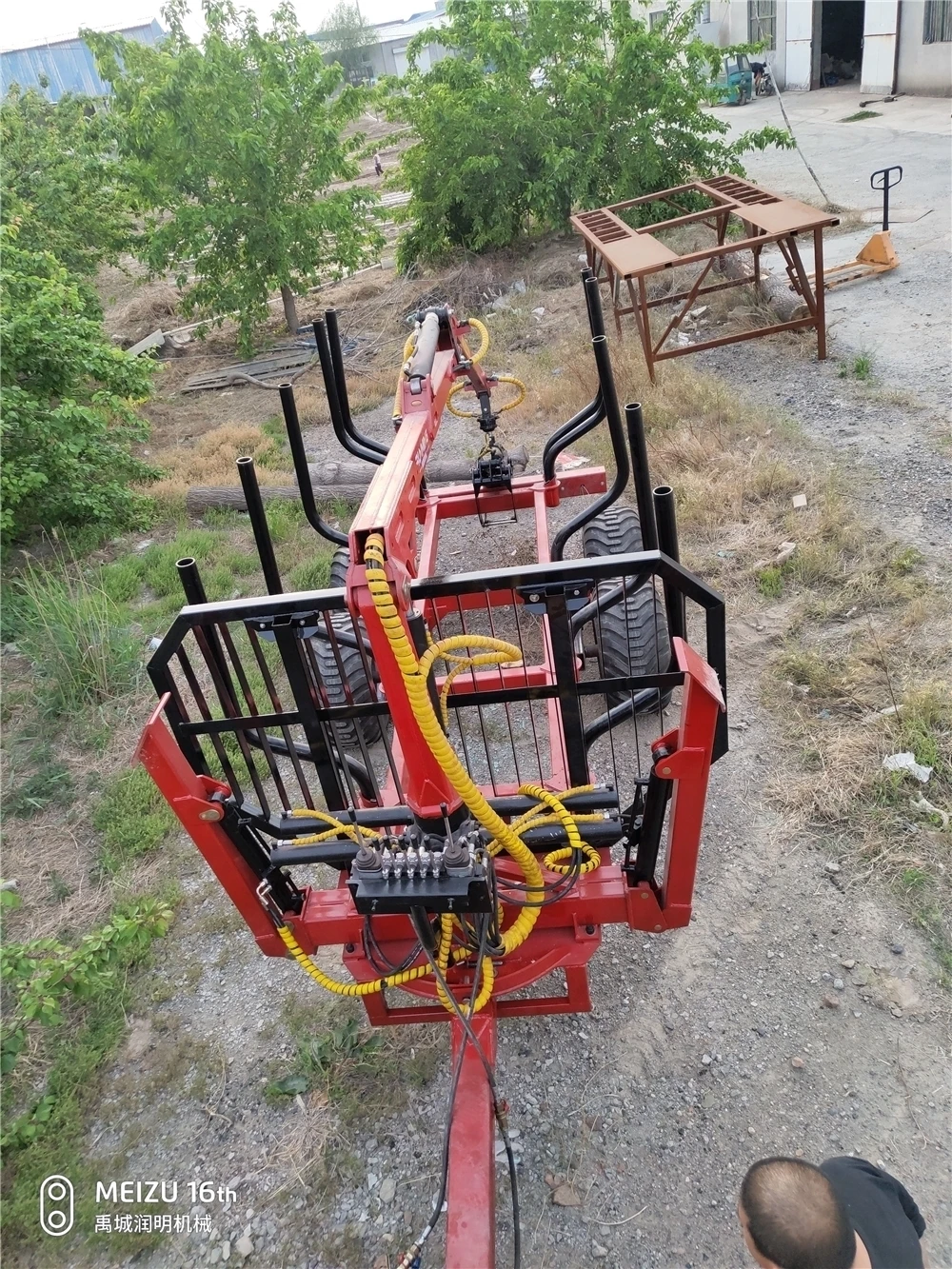 1 Ton - 12 Ton Log Skidder, Log Trailer Crane for Tractor