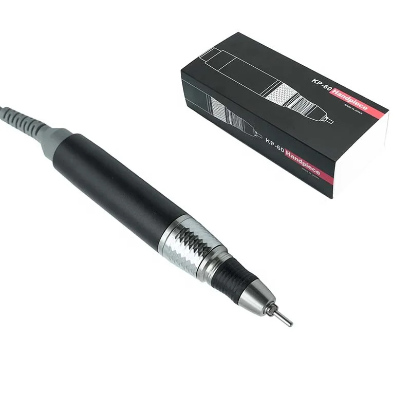 product brand quality original replace 28000rpm kp series mani kp65 pro hand piece strong 5ncm brushed metal kp65 nail drill handpiece-2
