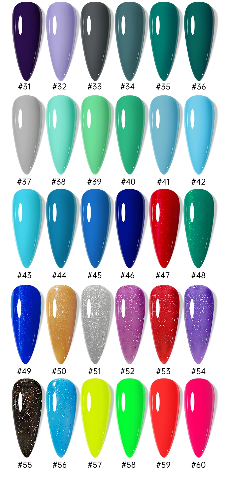 Uv Gel Polish Set 60 Colors 2023 New Style 15ml Nails Supplies Salon