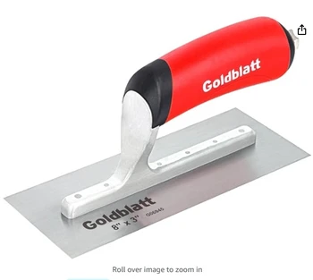 Industrial Grade Masonry Finishing Trowel with Stainless Steel Blade