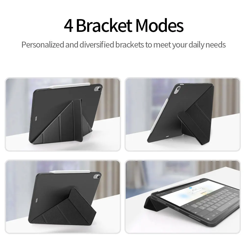 product laudtec pure colour tablet case for ipad air pro mini 109 11 2024 22 21 20 18 lens protection cover frosted simple pbk181-4