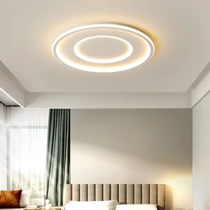Nordic Bedroom Round Ceiling Light Simple Living Room Modern Ultra-thin Ceiling Lamp for Home