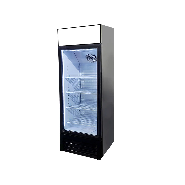 Meisda 190L SC190B Transparent Glass Door Refrigerator Commercial Display Soft Cold Drink Fridge for Sale