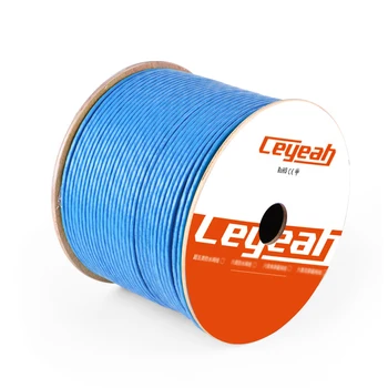 305m Cat6 UTP cable, 0.52mm OFC for top conductivity, aluminum foil shielded, 100m channel & permanent link compliant.