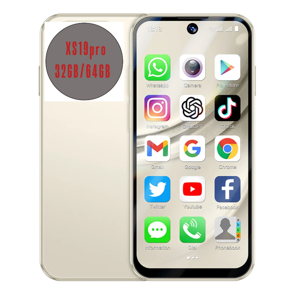 新しいSOYES XS19proロック解除スーパーミニ携帯電話4G LTE Android