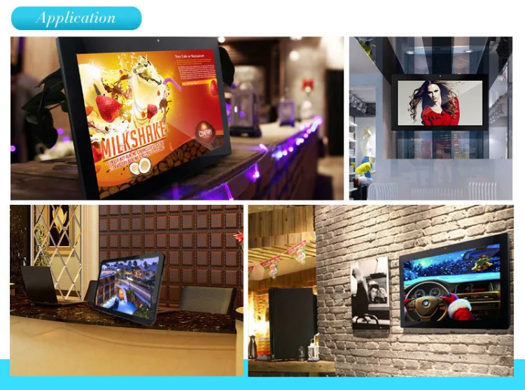 High Brightness Monitor Touch Screen Monitor for Advertising Ultra Narrow Edge LCD Screen 32 Inch Indoor Screen CE Rohs FCC