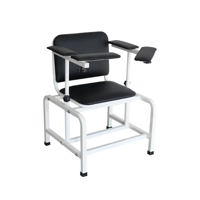 Medical Detachable Manual Phlebotomy Lab Chair Vaccinated Chair Blood Donor Couch  With Adjustable Armrest