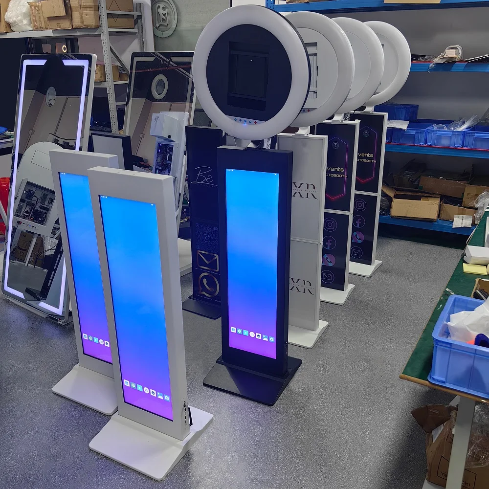 Ipadbooth Whosale Portable I Pad 11in 10 Inch Pro Short Ipad Photo Booth Shell Lcd Photobooth