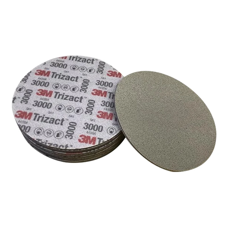 3M 02085 6 Inch 3000 Grit Sandpaper Sheet Pad for Polishing Car Paint