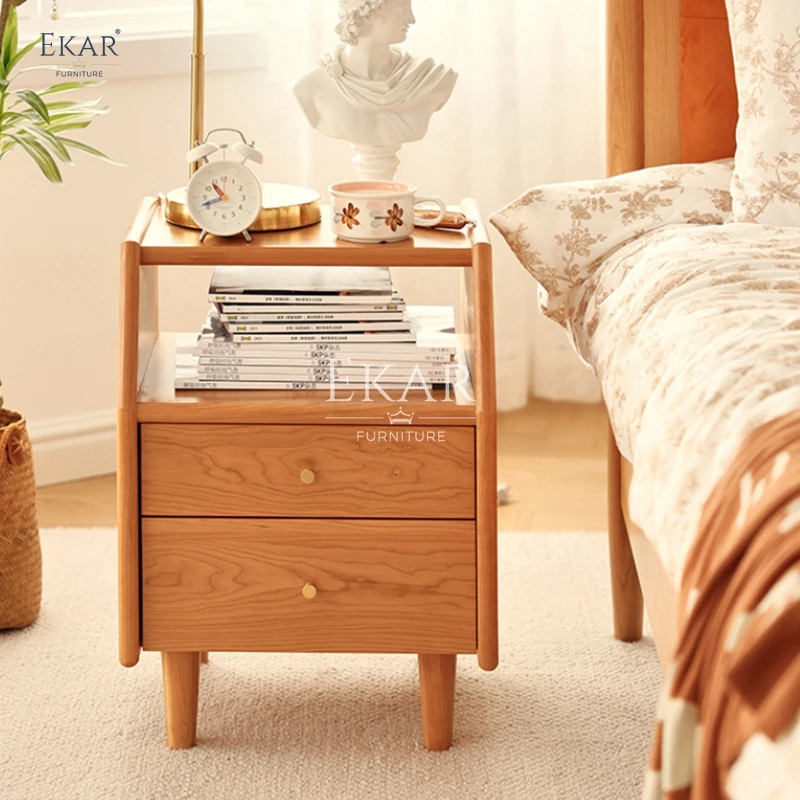 product new design modern furniture natural wood bedside table-62