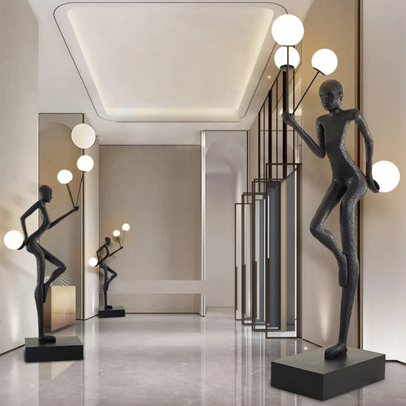 Human Shape Led Modern Creative Human-Shaped Floor Lamp - 50000 Hours LED