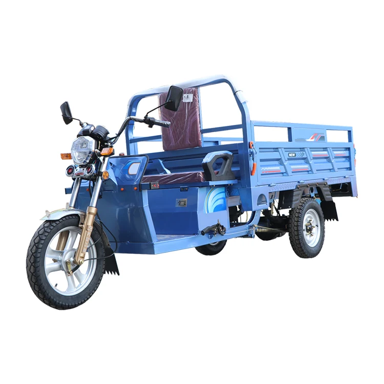 Open-Body 3-Wheel Electric Cargo Tricycle with 60v Battery Tipper Efficient Electric Tricycles for Cargo Transportation