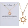 Gold with white card