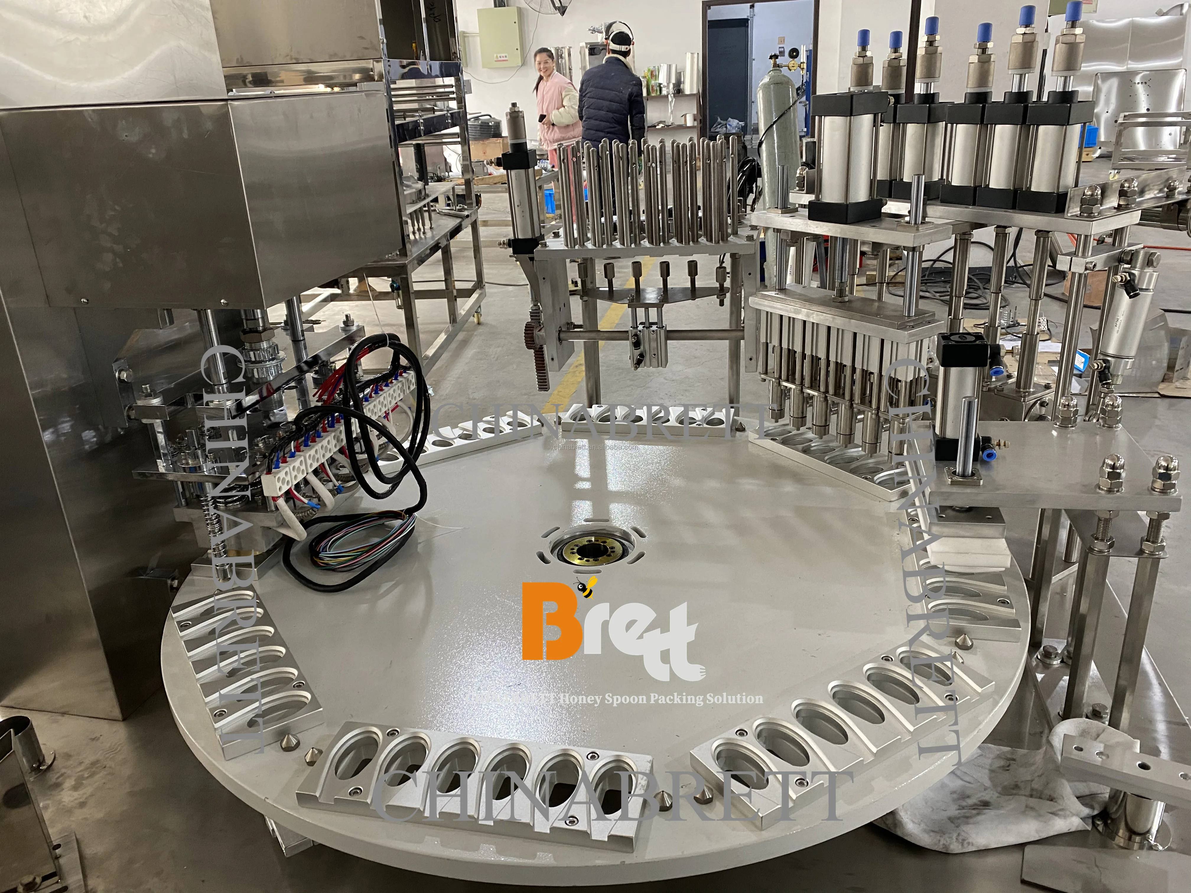 प्लास्टिक पीपी शहद चम्मच मैनुअल सीलिंग मशीन पैकिंग मशीन 6