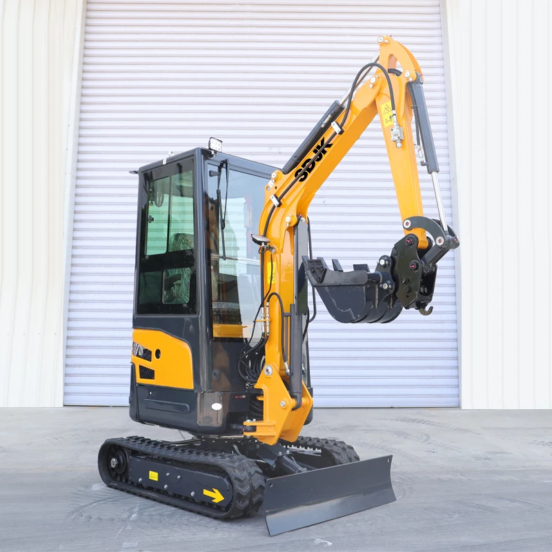 SDJK Mini Excavator 2 Ton Epa Kubota Engine Excavators New Hydraulic Crawler Digger Multifunctional 2 Ton Excavator Machine