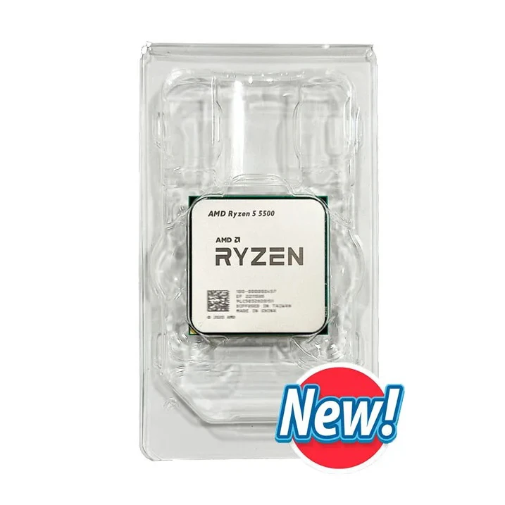NEW CPU AMD Ry-zen 5 5500 R5 5500 3.6GHz 6 Core 12 Thread CPU 7NM