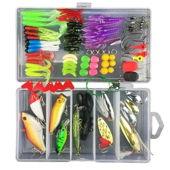 Wonderful Artificial Minnow Crank Spoon Fishing Lure Set Metal for Float Fishing in River Lake Condition Printed PP Box – Metal Jig – view 5