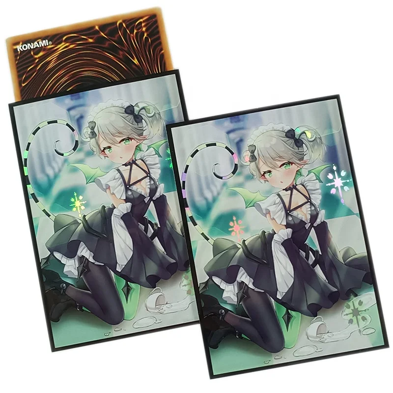 cute yugioh card sleeves Laundry Dragonmaid Holographic Enchant your competition with the brand MBT Yu-Gi-Oh Card Sleeves