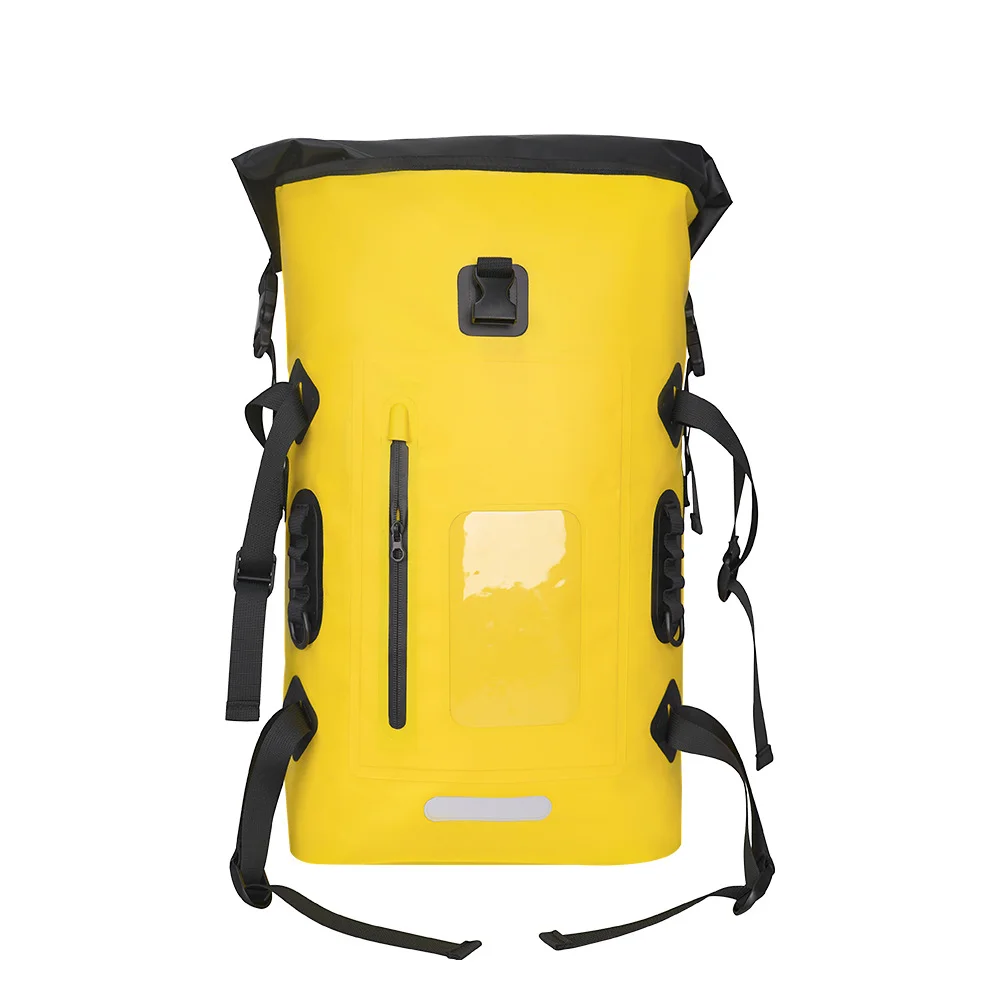 32L Camping Roll Top PVC Dry Bag Beach Floating IPX6 Waterproof Backpack For Kayaking Boating Rafting details