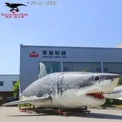 Customized Life-Size Robot Shark Model Kids' Animatronic Marine Animal Metal School Occasion Simulation Direct From Manufacturer