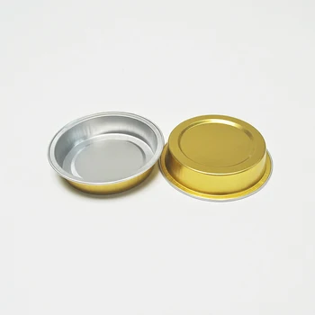 Laixin 15ml 0.6 Oz Round Honey Muffin Cupcake Baking Bake Disposable Aluminum Foil Cups 100pcs