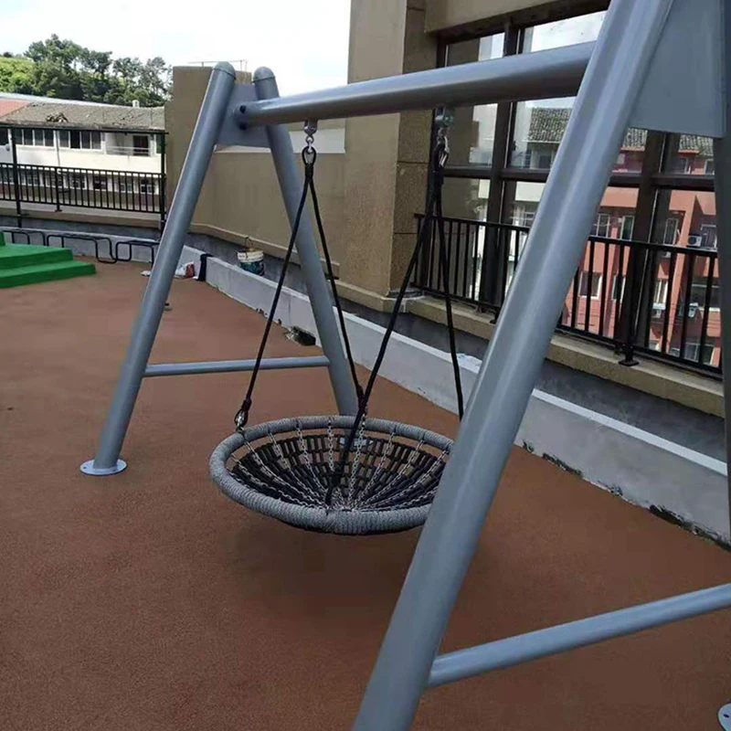Новый дизайн, высокое качество, детская и взрослая уличная игровая площадка, аксессуары, 100 см, круглая сетчатая качели