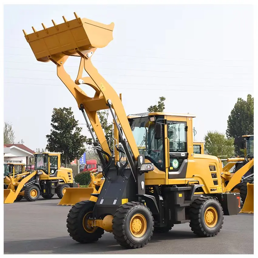Mini Tractor with Front End Loader Front 1 Ton 2 Ton Small Loader Shovel Digger for Sale