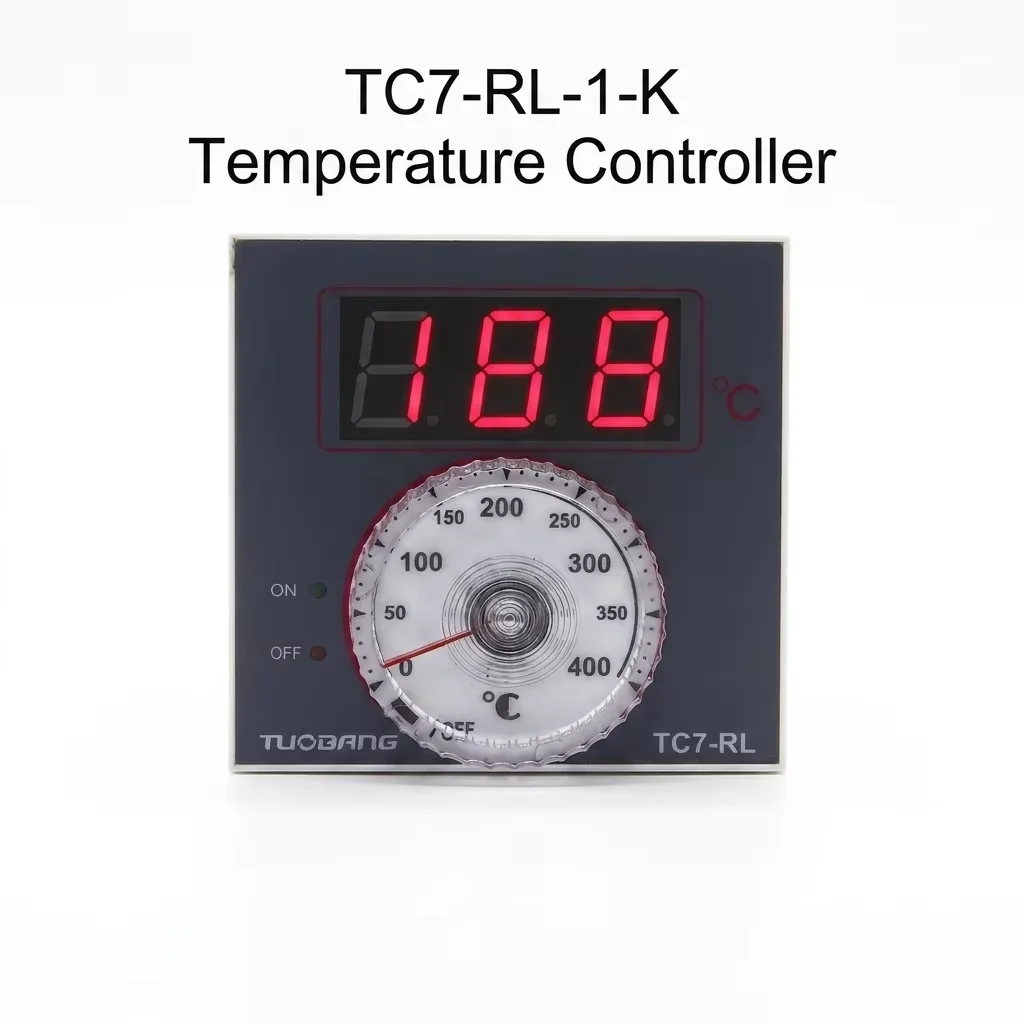 TUOBANG ODM/OEM Digital Temperature Controller TC7-RL 0-400℃ K/E/PT100-Type Knob Thermostat for Industrial Drying Oven