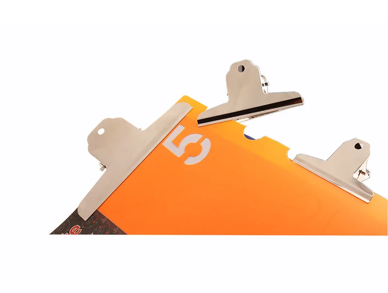 Офисные канцелярские принадлежности 145 мм Прочный из нержавеющей стали горный зажим металлический документ большой Серебряный Большой переплет пружинный напильник cli