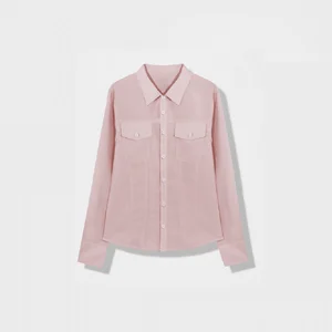 OEM/ODM Factory Customized Women's Button Down Shirt Casual Ladies Tops Turn Down Collar Long Sleeve Formal Blouse