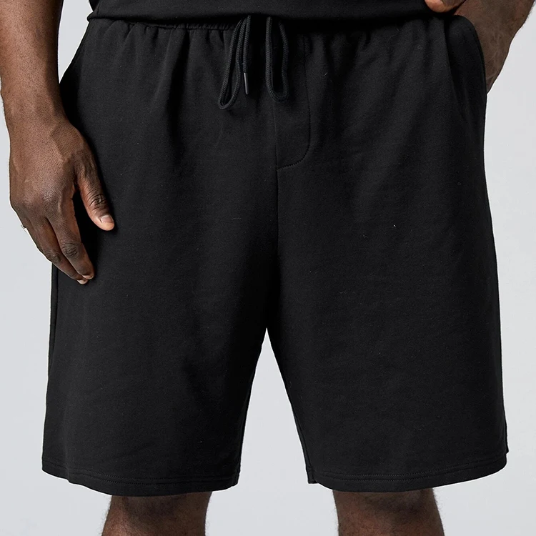 Custom Men's Short Sleeve Hoodie Shorts Suit High Quality 100 Organic