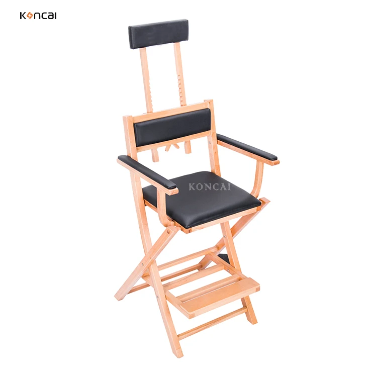 Wooden on sale makeup chair