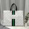 White with green stripes