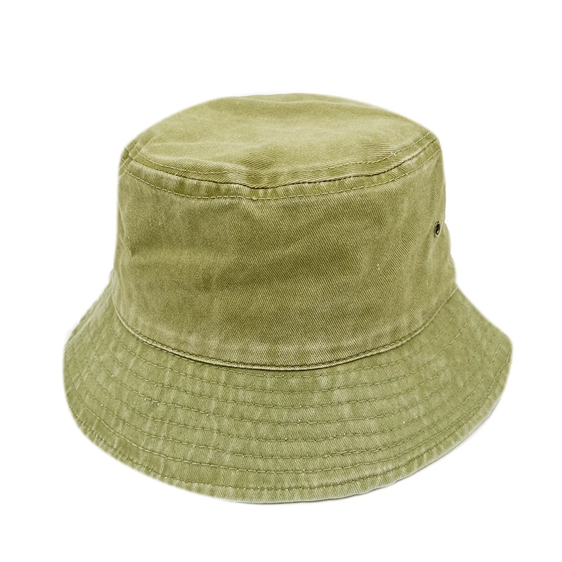 Wholesale Custom Embroidery Retro Fray Washed Cotton High Quality Men