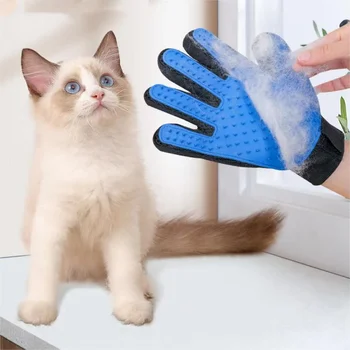 Wholesale  Cat glove hair removal comb pet supplies massage pet gloves floating hair