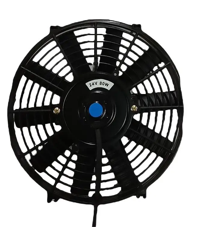 6 Blade Radiator Electric Fan Motor 12v Car Ac.117.259 10inch 12 Volt
