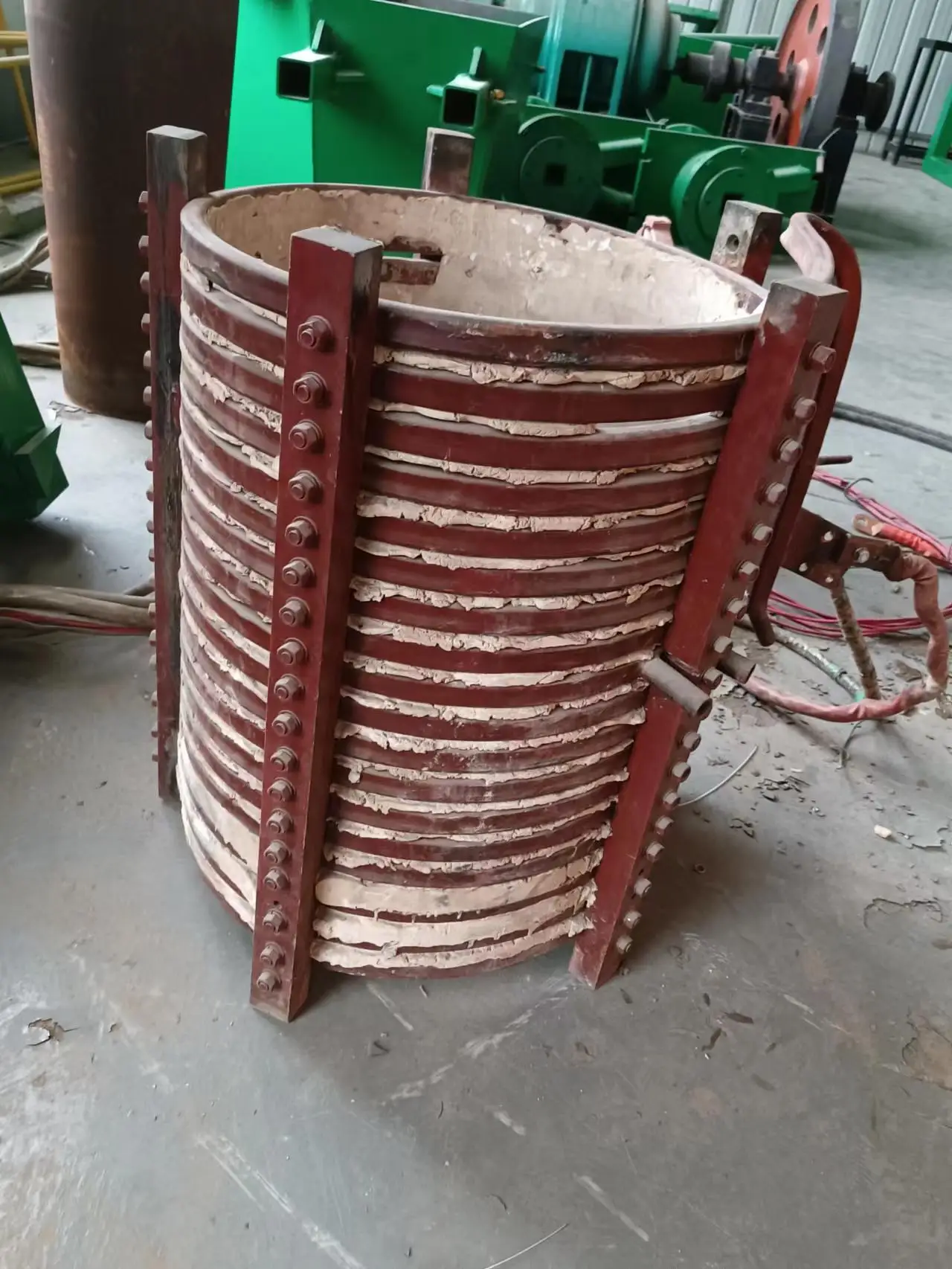 Induction Heating Coils for Coreless Furnaces Energy Saving