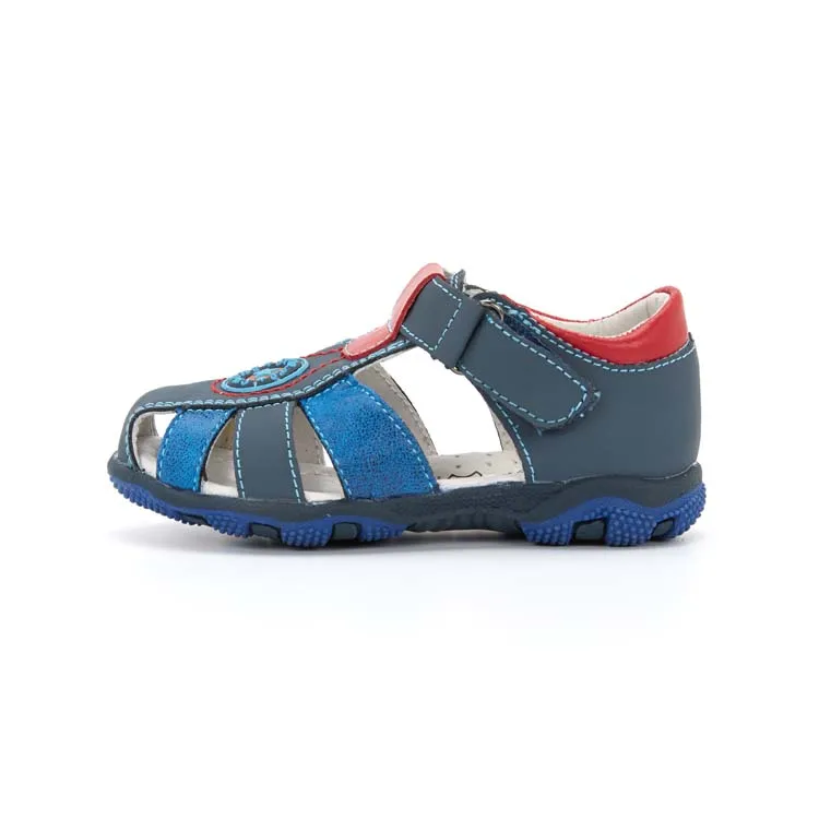 Лидер продаж 2020, дышащие сандалии GENGWEIYUN для мальчиков, уличные Нескользящие Детские спортивные сандалии с закрытым носком