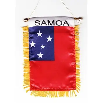 Mini banner flag pennant window mirror cars country banner costa rica 