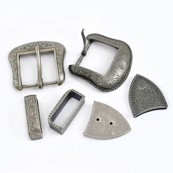 Silver Plated 35mm & 40mm Belt Buckle For Western Belts - Custom Oem