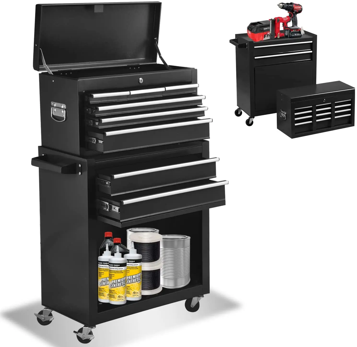 8 тянущихся заводских помощников автоматический инструмент комбинированный ящик и