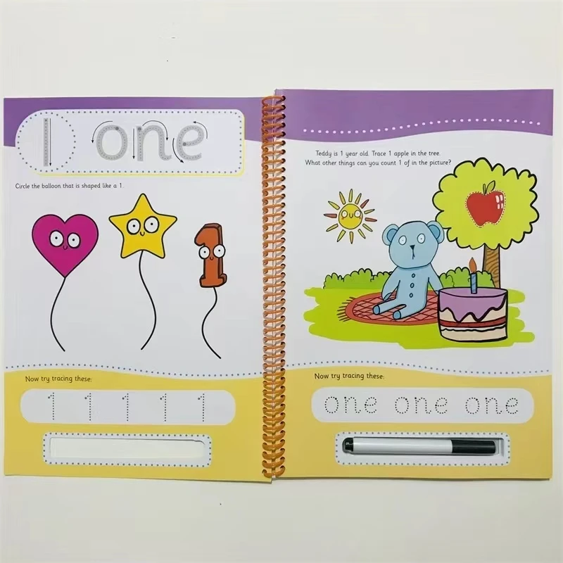 Wipe Clean Workbook Customized Wipe Clean Learning Dry Erase Activity