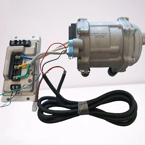 カーエアコン　400g カーエアコンコンプレッサー24V冷凍駐車DC可変周波数スクロール