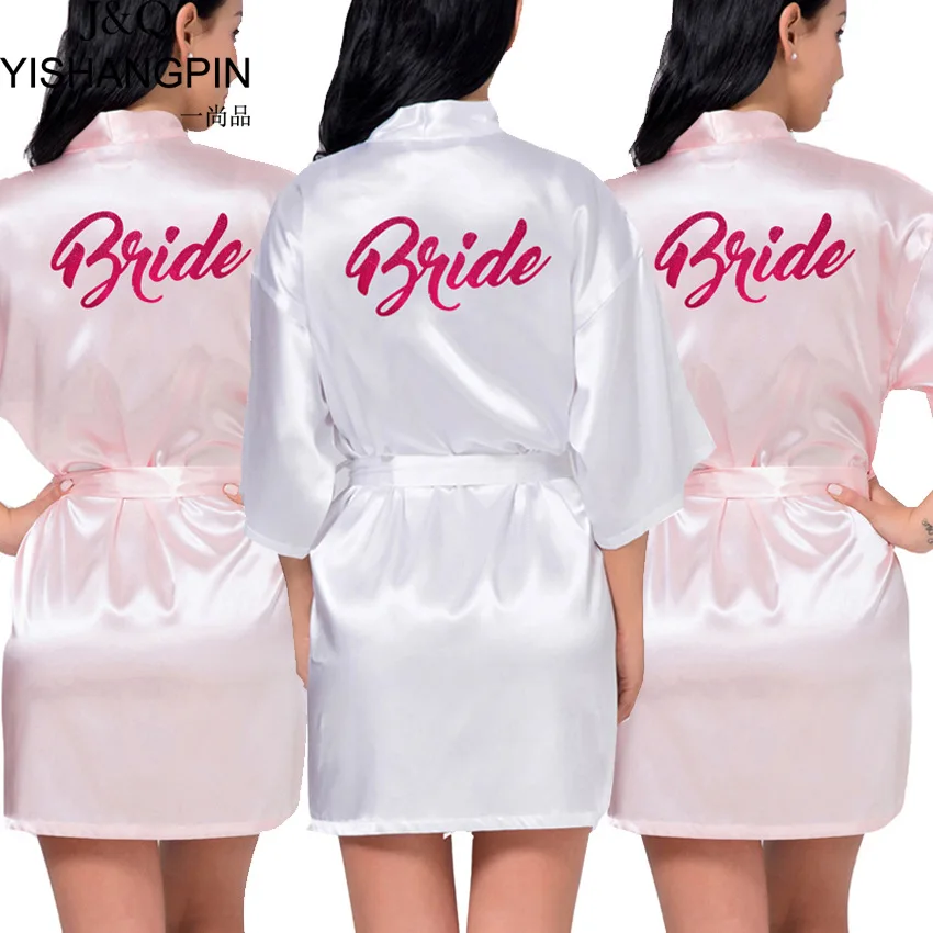personalized bride robe