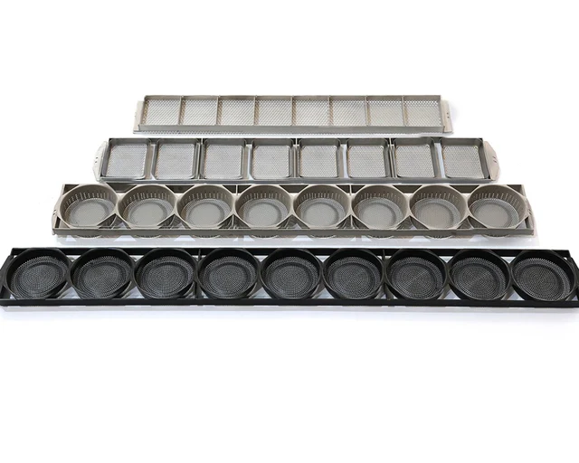 Carbon Steel Custom Made High Open Area Taiwan Ramen Noodle Frying Basket of Grain Product Making Machine