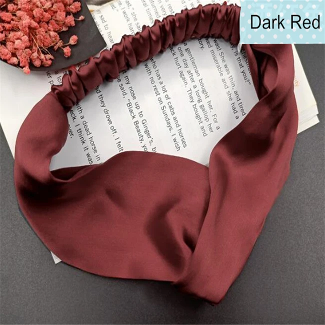 Alibaba Wholesale Satin Headbands Popular Hot Selling Wholesale