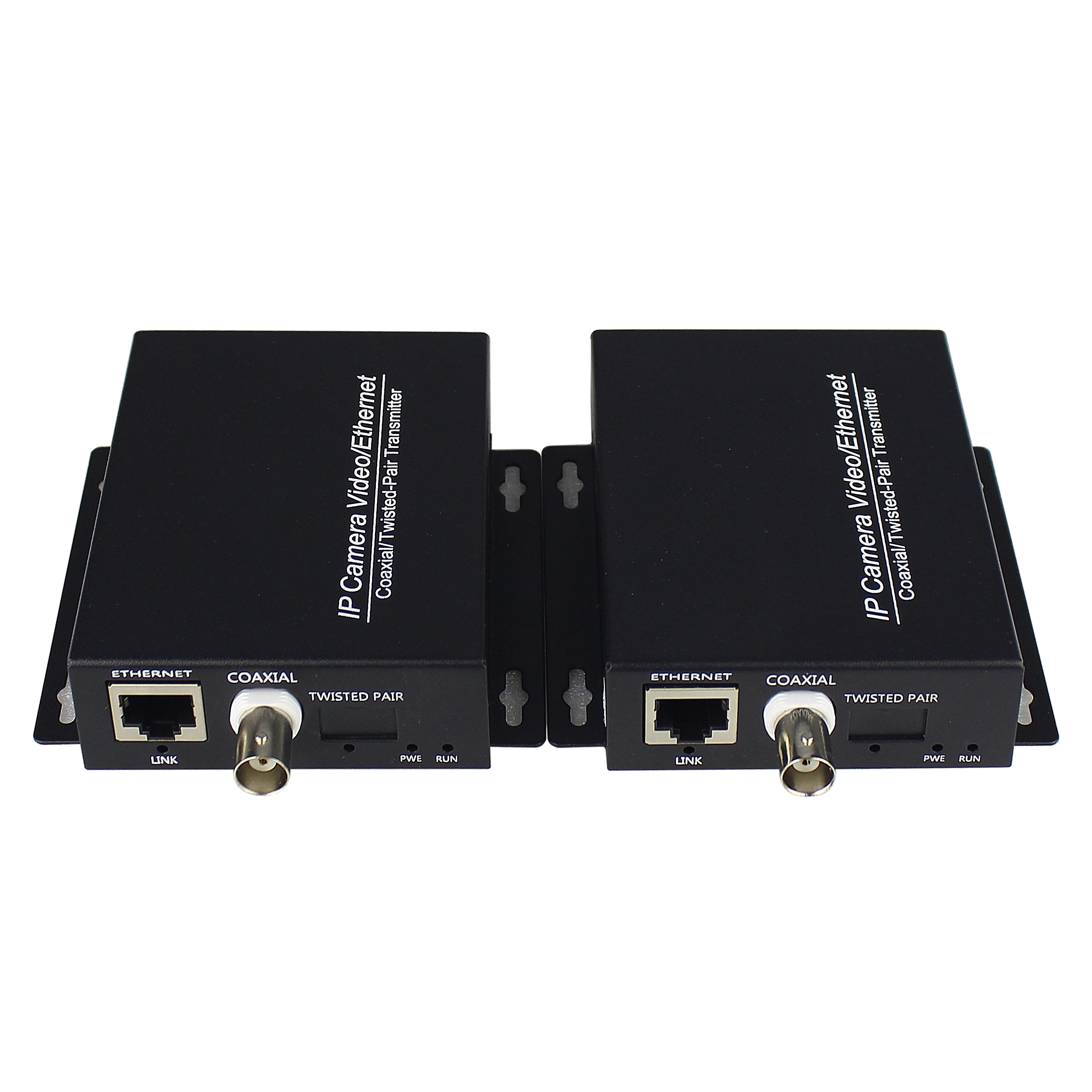 Ethernet IP Extender Over Coax EoC Coaxial Cable For Security CCTV Camera 100Mps 